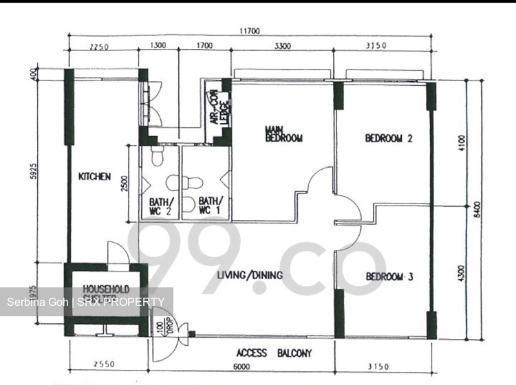 Blk 143 Lorong 2 Toa Payoh (Toa Payoh), HDB 4 Rooms #169354072